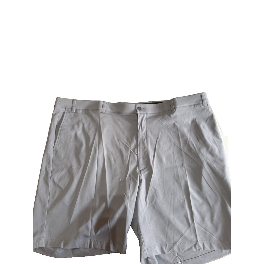 NWT Mens PGA Tour Active Gripper Waistband Gray Golf Shorts Size 50